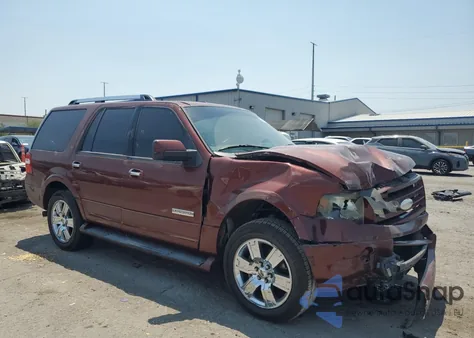 2007 Ford Expedition Limited из США, поврежденный, VIN 1FMFU195X7LA90412